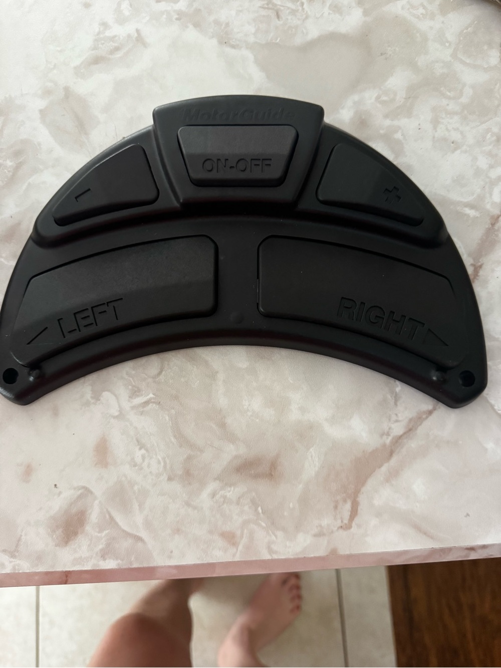 New Wireless Foot Pedal Controller Unit Replacement Radio Frequency Marine Boat
